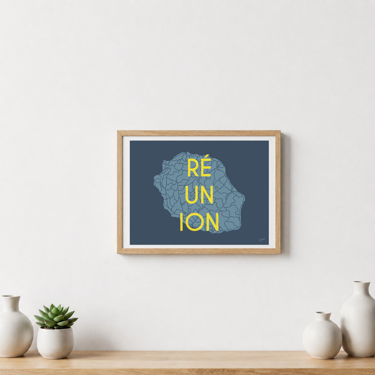 Poster La Réunion – décoration murale inspirée de l’océan Indien, des lagons et des paysages réunionnais