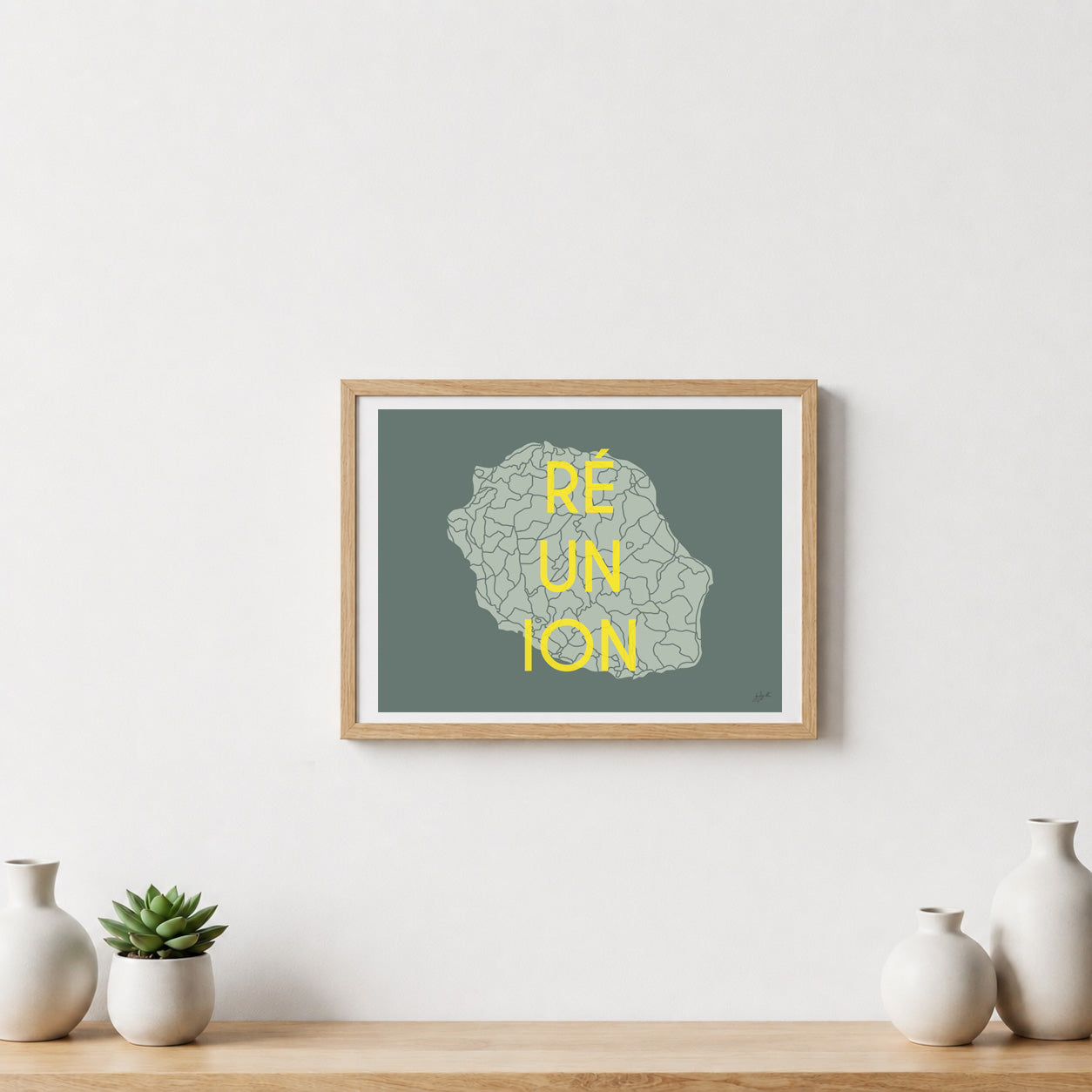 Poster La Réunion – décoration murale inspirée de l’océan Indien, des lagons et des paysages réunionnais
