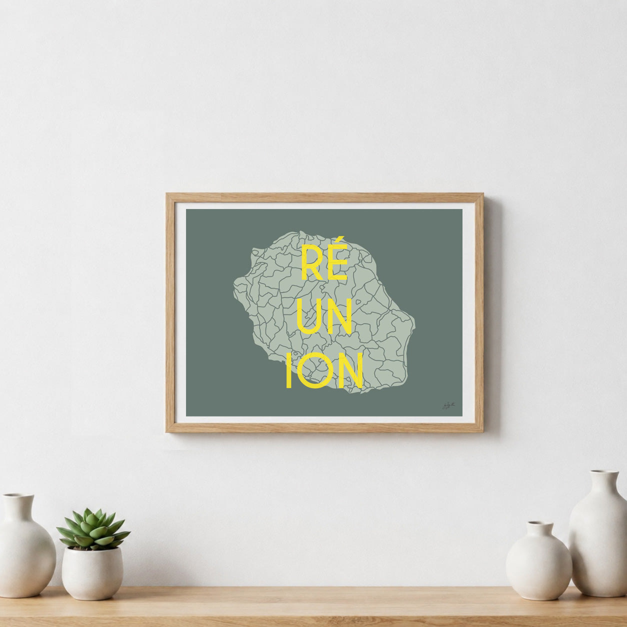 Poster La Réunion – décoration murale inspirée de l’océan Indien, des lagons et des paysages réunionnais