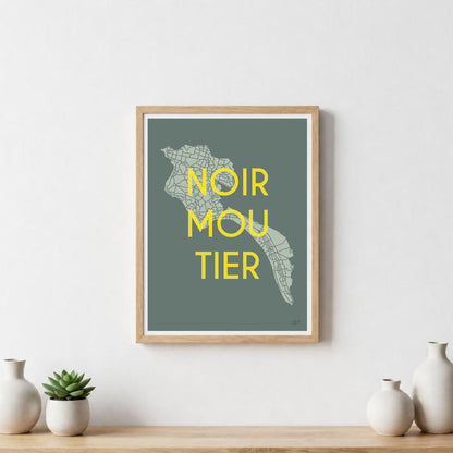 Poster Noirmoutier Vendée – décoration murale inspirée des paysages marins et de l’île vendéenne.