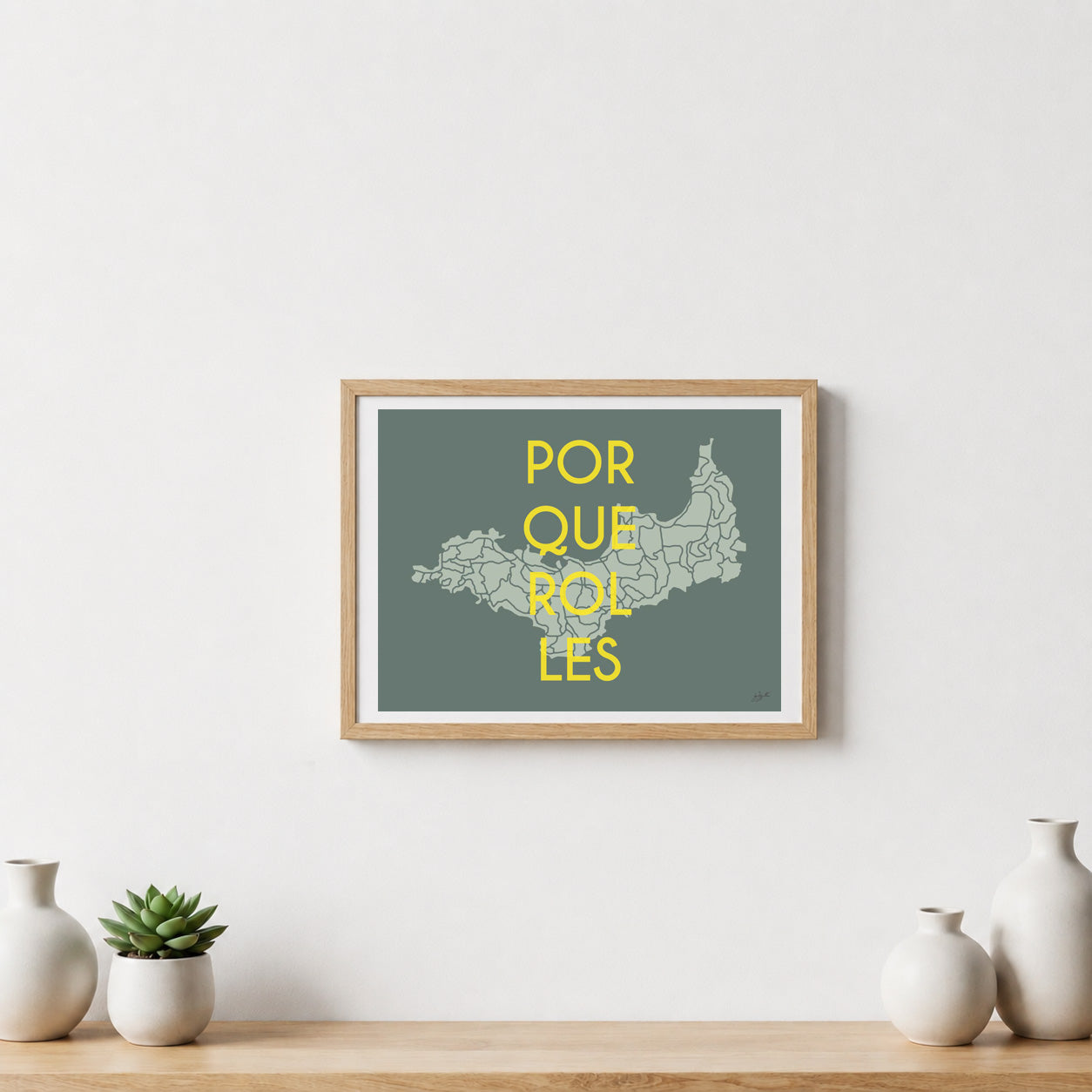 Poster Porquerolles Méditerranée – décoration murale inspirée des plages et paysages de l’île de Porquerolles.  