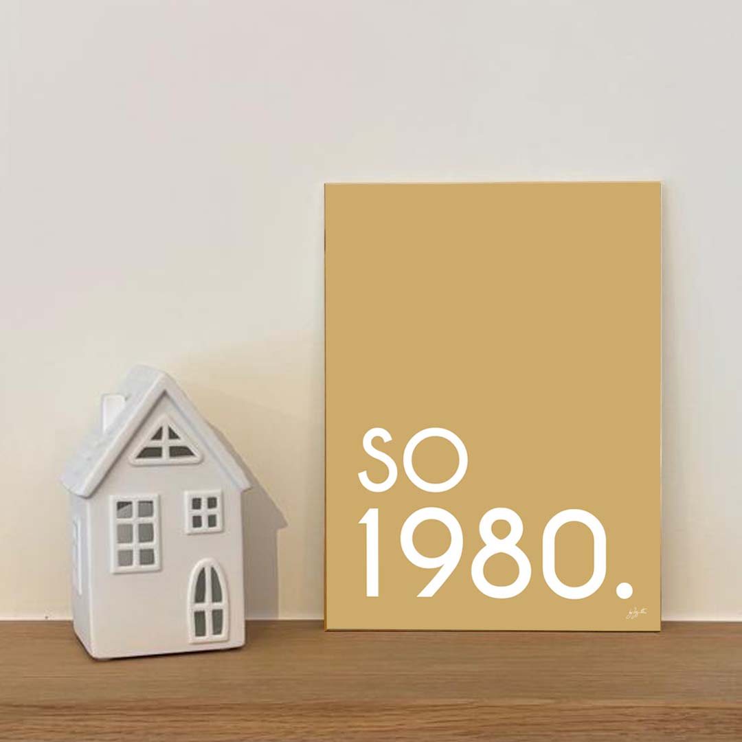 So 1980. laminé