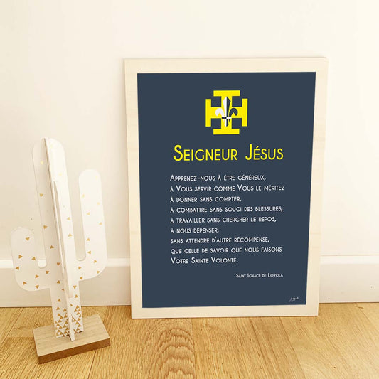 Prière scout SUF. bois