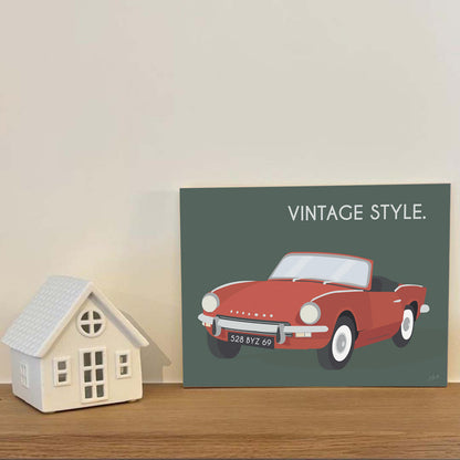 Vintage style. Laminé