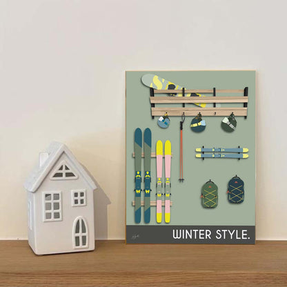 winter style. Laminé