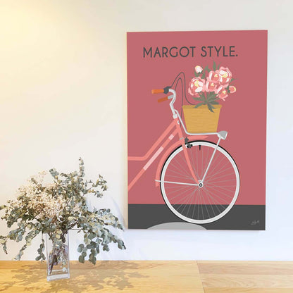 Affiche cyclisme design – décoration murale inspirée du vélo vintage, de l’aventure et de la passion du cyclisme.