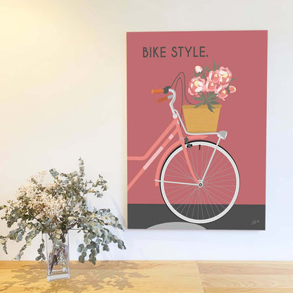 Affiche cyclisme design – décoration murale inspirée du vélo vintage, de l’aventure et de la passion du cyclisme.