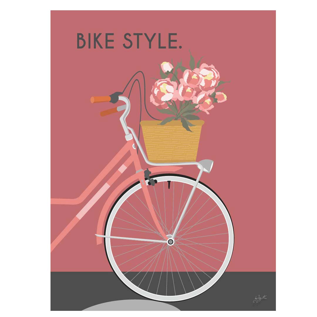 Affiche cyclisme design – décoration murale inspirée du vélo vintage, de l’aventure et de la passion du cyclisme.