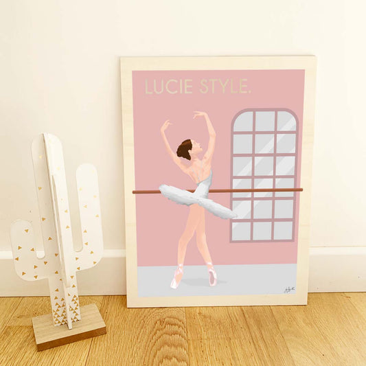 Affiche danse élégante – décoration murale artistique inspirée du mouvement et de l’univers de la danse.