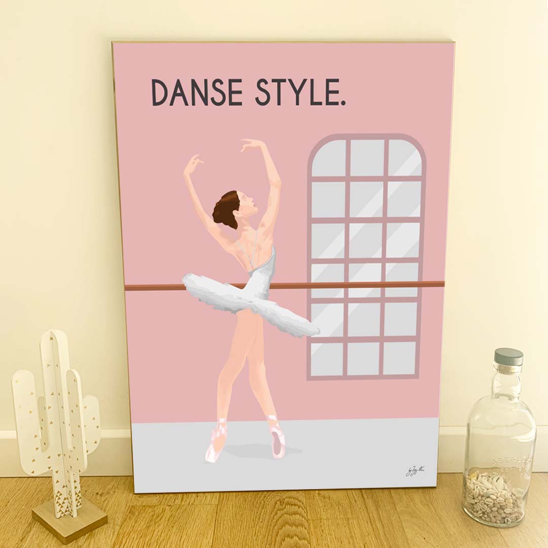 Affiche danse élégante – décoration murale artistique inspirée du mouvement et de l’univers de la danse.