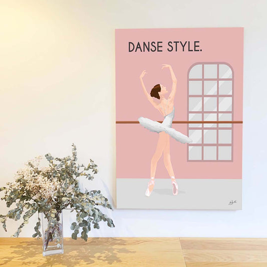 Affiche danse élégante – décoration murale artistique inspirée du mouvement et de l’univers de la danse.