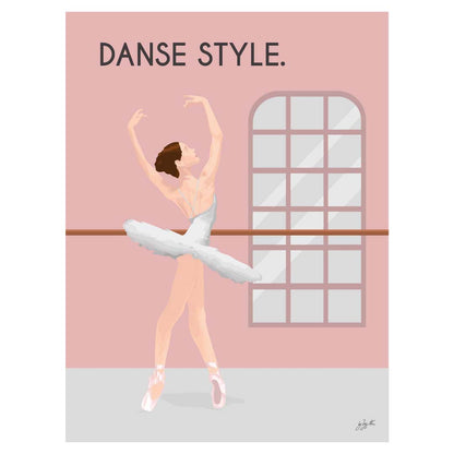 Affiche danse élégante – décoration murale artistique inspirée du mouvement et de l’univers de la danse.
