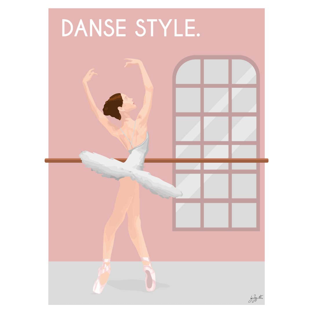 Affiche danse élégante – décoration murale artistique inspirée du mouvement et de l’univers de la danse.