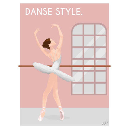 Affiche danse élégante – décoration murale artistique inspirée du mouvement et de l’univers de la danse.