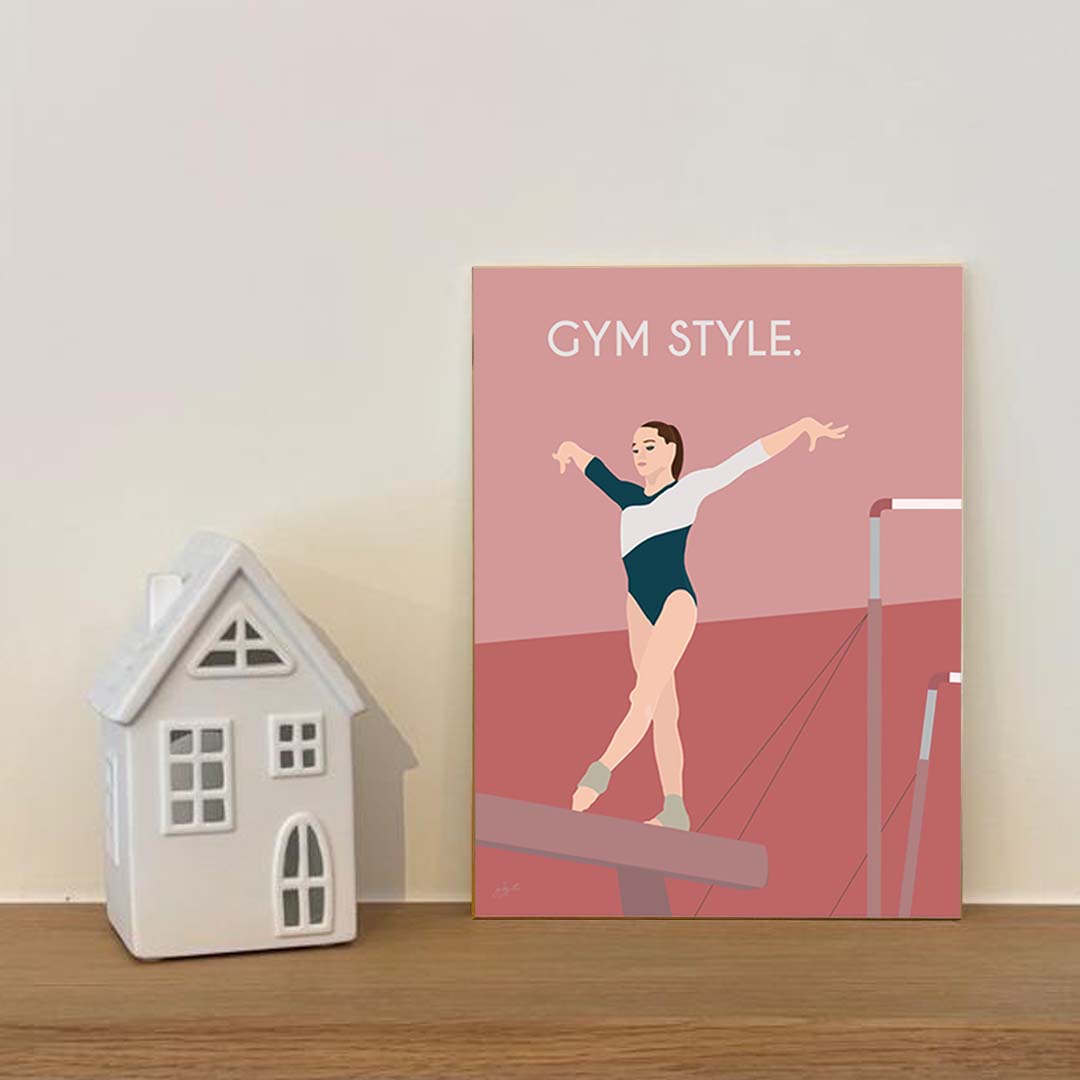 Affiche fitness motivation – décoration murale sportive inspirée de la  gym et du dépassement de soi.