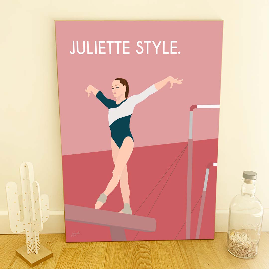 Affiche fitness motivation – décoration murale sportive inspirée de la gym et du dépassement de soi.