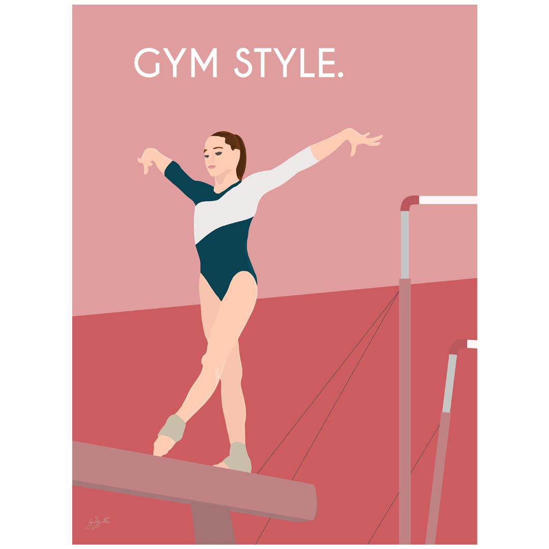Affiche fitness motivation – décoration murale sportive inspirée du gym et du dépassement de soi.