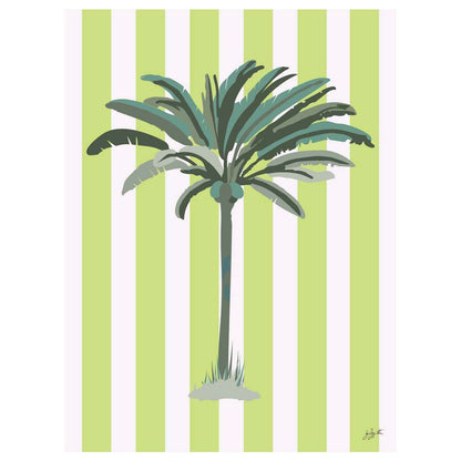 Affiche Palmier vert – décoration murale inspirée de la mode et des couleurs ensoleillées.