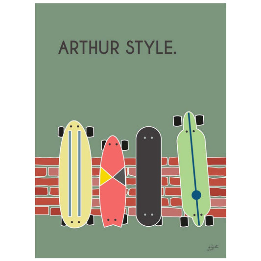 Affiche skate urban lifestyle – décoration murale inspirée du skateboard et de la culture street.