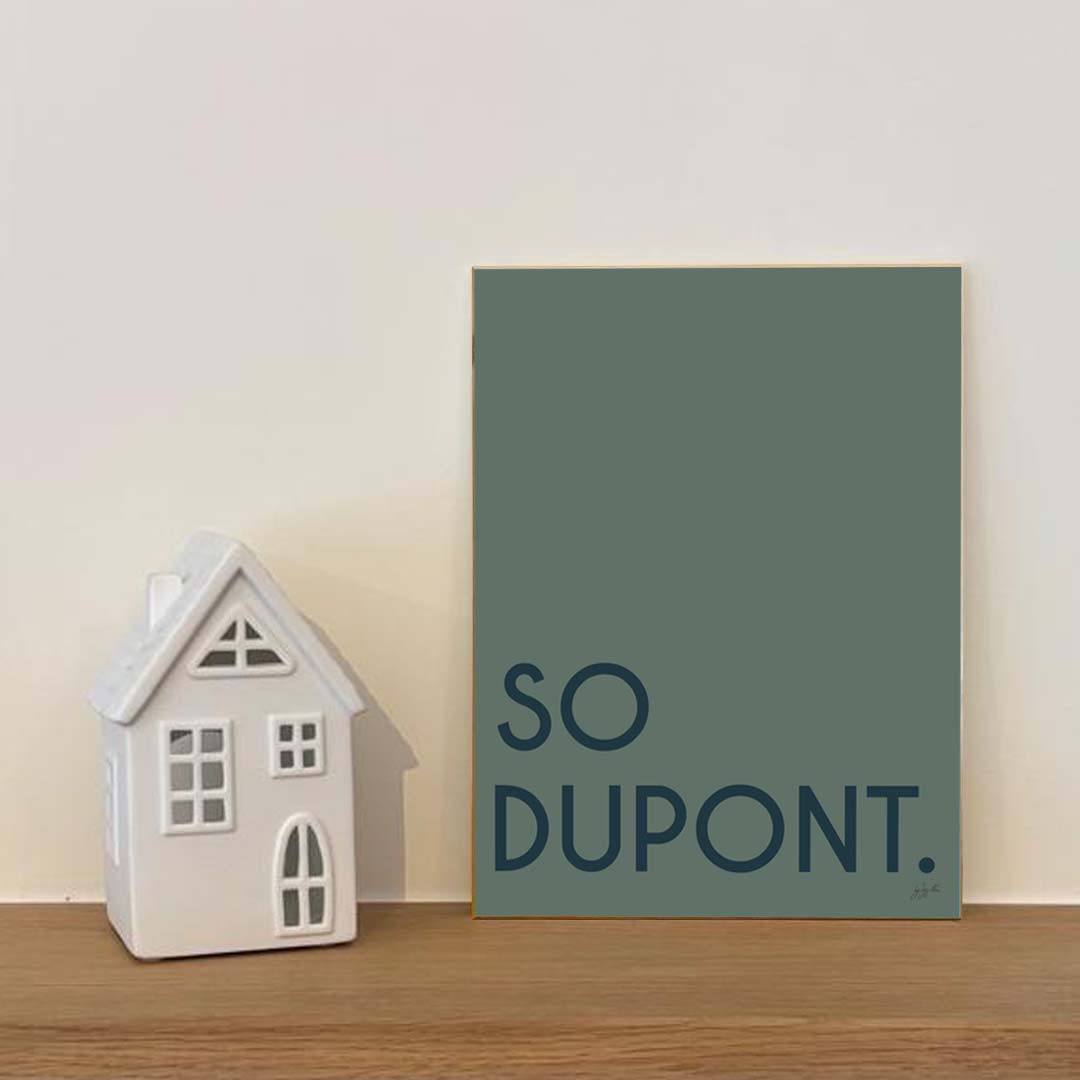 Affiche So name personnalisée avec texte personnalisé, décoration murale moderne fabriquée en France