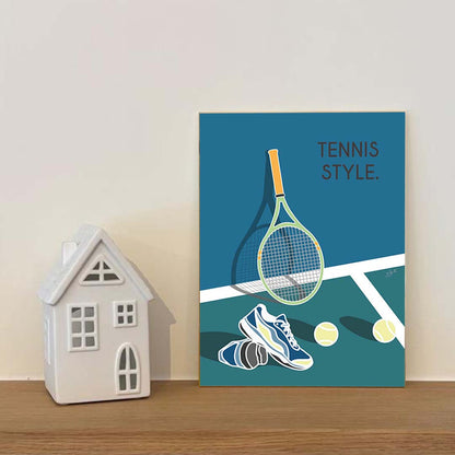 Affiche Tennis US Open – décoration murale inspirée du tennis, des tournois du Grand Chelem et de l'univers des grands champions.