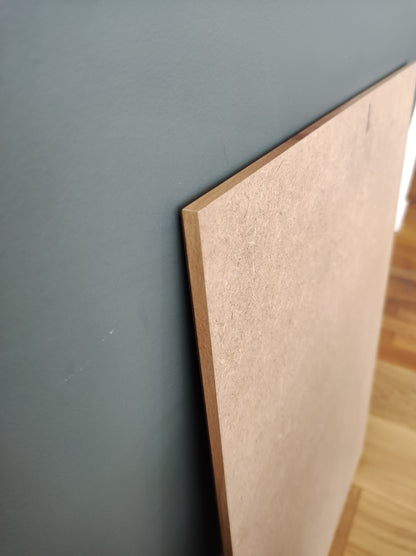 Affiche rétro en bois - décoration murale minimaliste