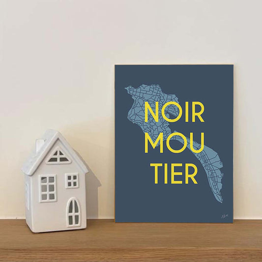 Affiche Noirmoutier – décoration murale inspirée des plages et de l’océan Atlantique.