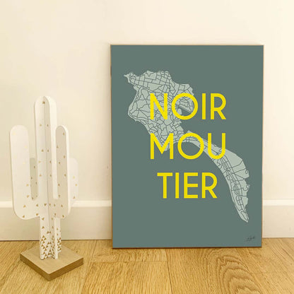 Affiche Noirmoutier – décoration murale inspirée des plages et de l’océan Atlantique.