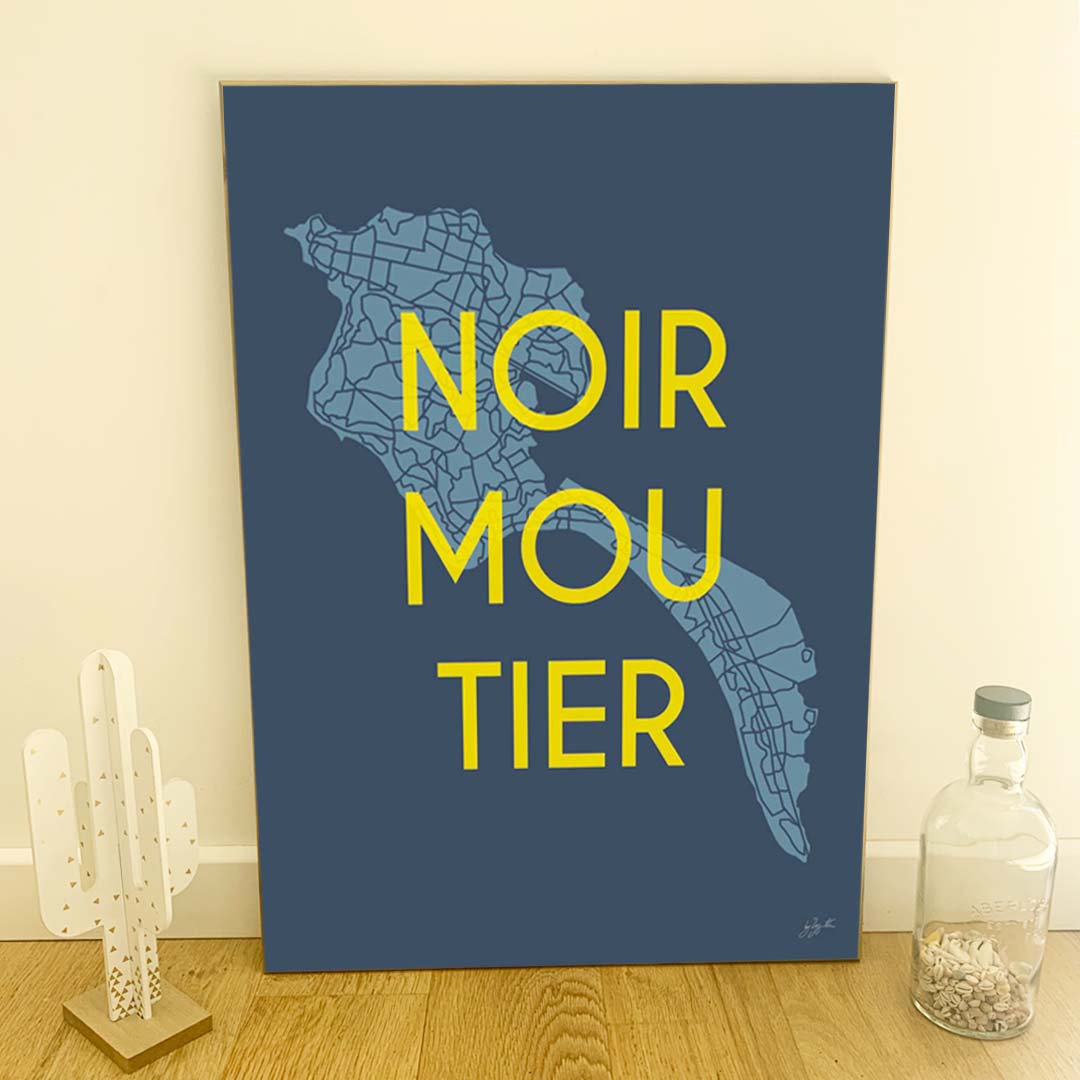 Affiche Noirmoutier – décoration murale inspirée des plages et de l’océan Atlantique.
