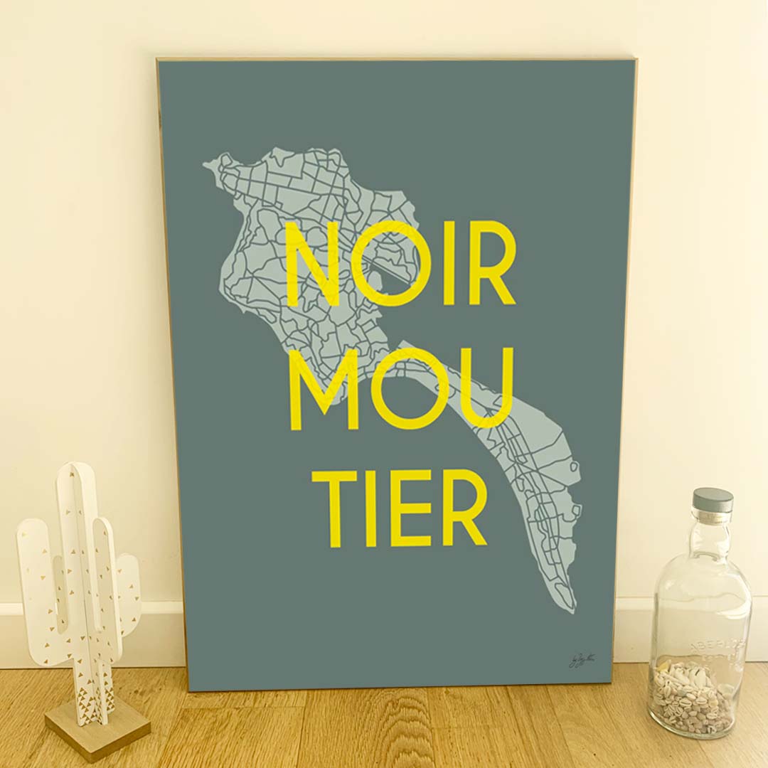 Affiche Noirmoutier – décoration murale inspirée des plages et de l’océan Atlantique.