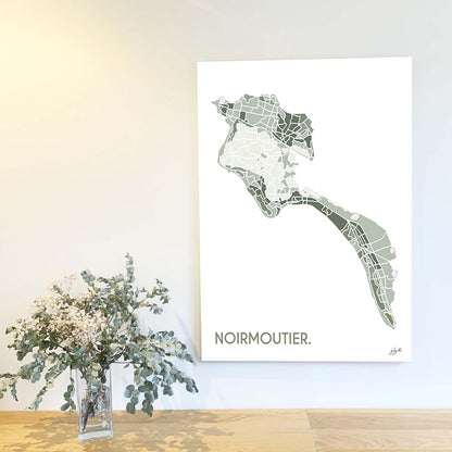 Affiche Noirmoutier – décoration murale inspirée des plages et de l’océan Atlantique.