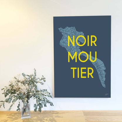 Affiche Noirmoutier – décoration murale inspirée des plages et de l’océan Atlantique.