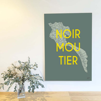 Affiche Noirmoutier – décoration murale inspirée des plages et de l’océan Atlantique.