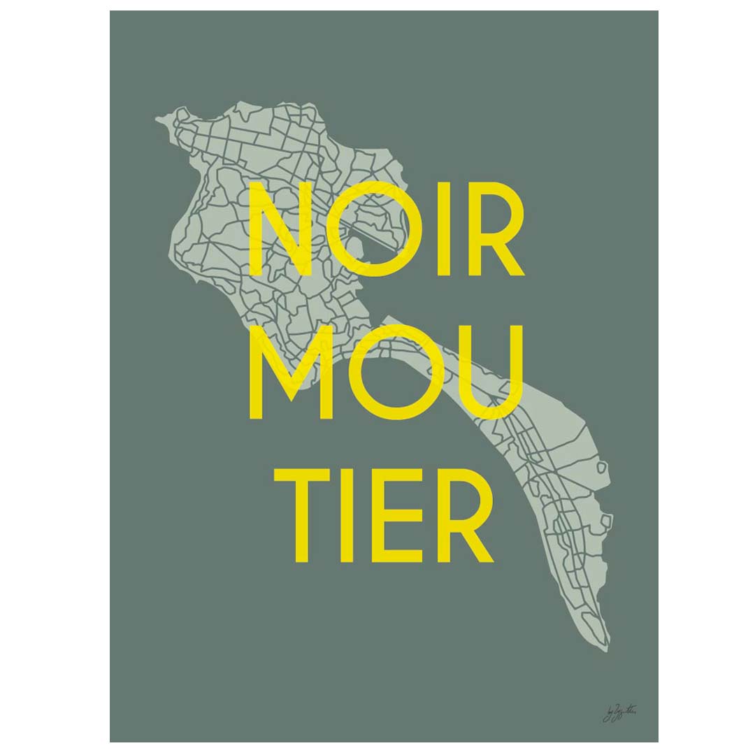 Affiche Noirmoutier – décoration murale inspirée des plages et de l’océan Atlantique.