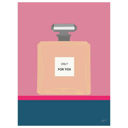 Affiche Parfum  – illustration féminine élégante pour décoration murale.
