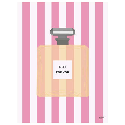 Affiche Parfum  – illustration féminine élégante pour décoration murale.