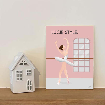 danse style. personnalisé - Laminé