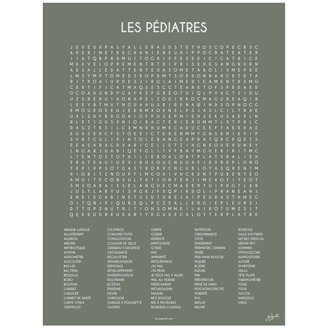 LES PEDIATRES 60x80 cm