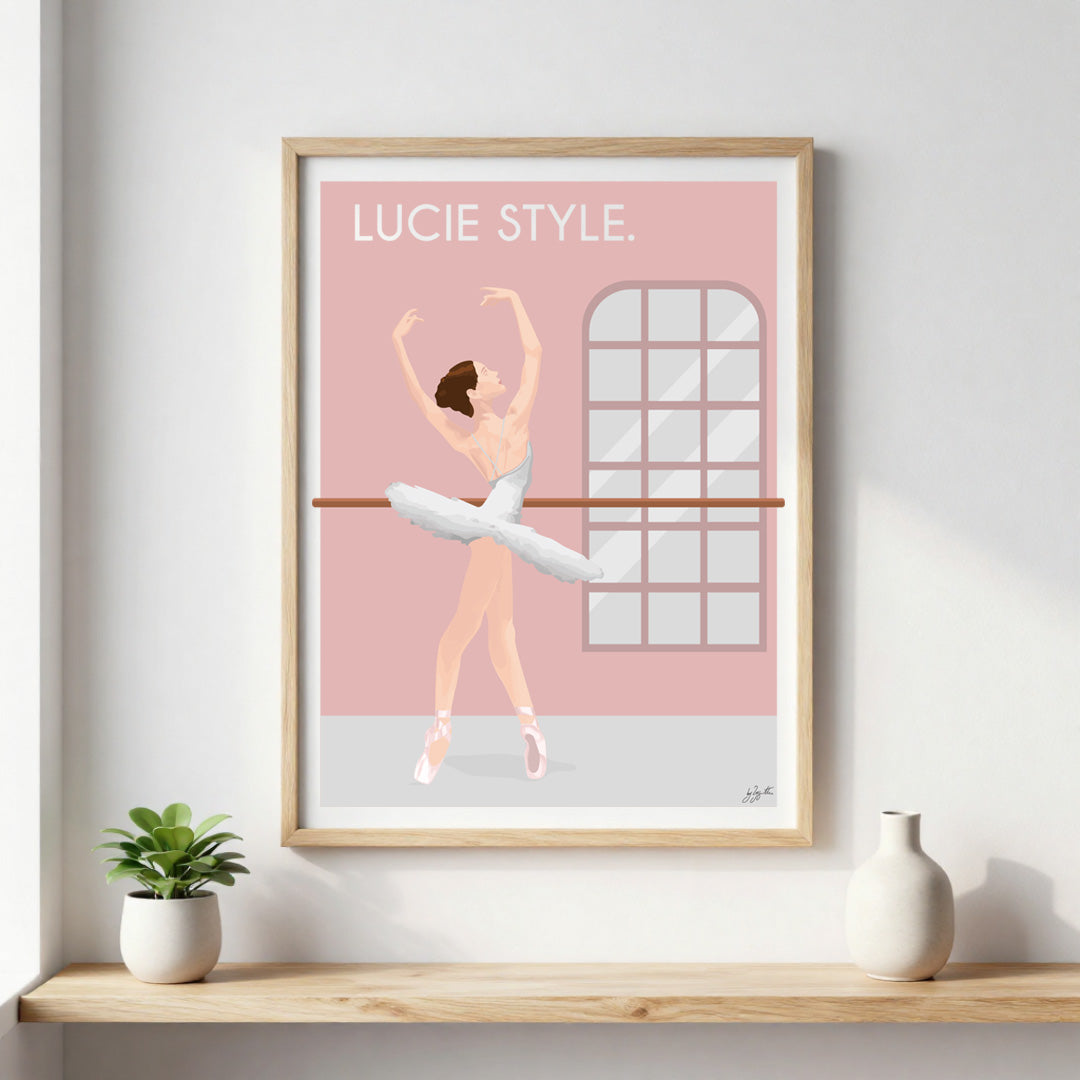 Poster danse élégante – décoration murale artistique inspirée du mouvement et de l’univers de la danse.