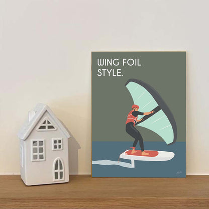 Wing foil Style. Laminé